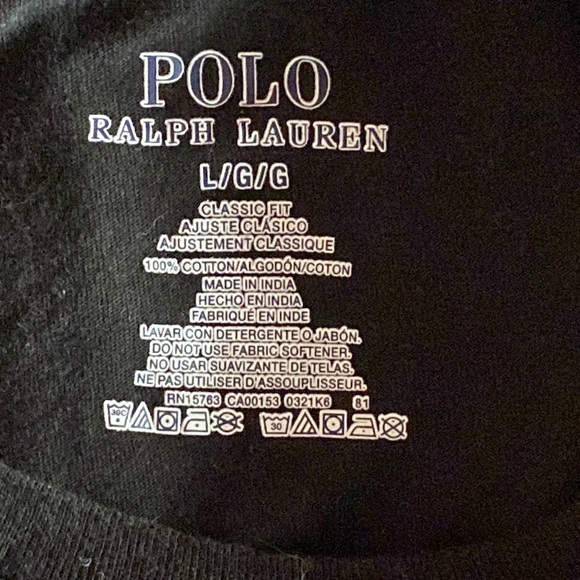 Ralph Loren Tee Shirt size L - Picture 4 of 4